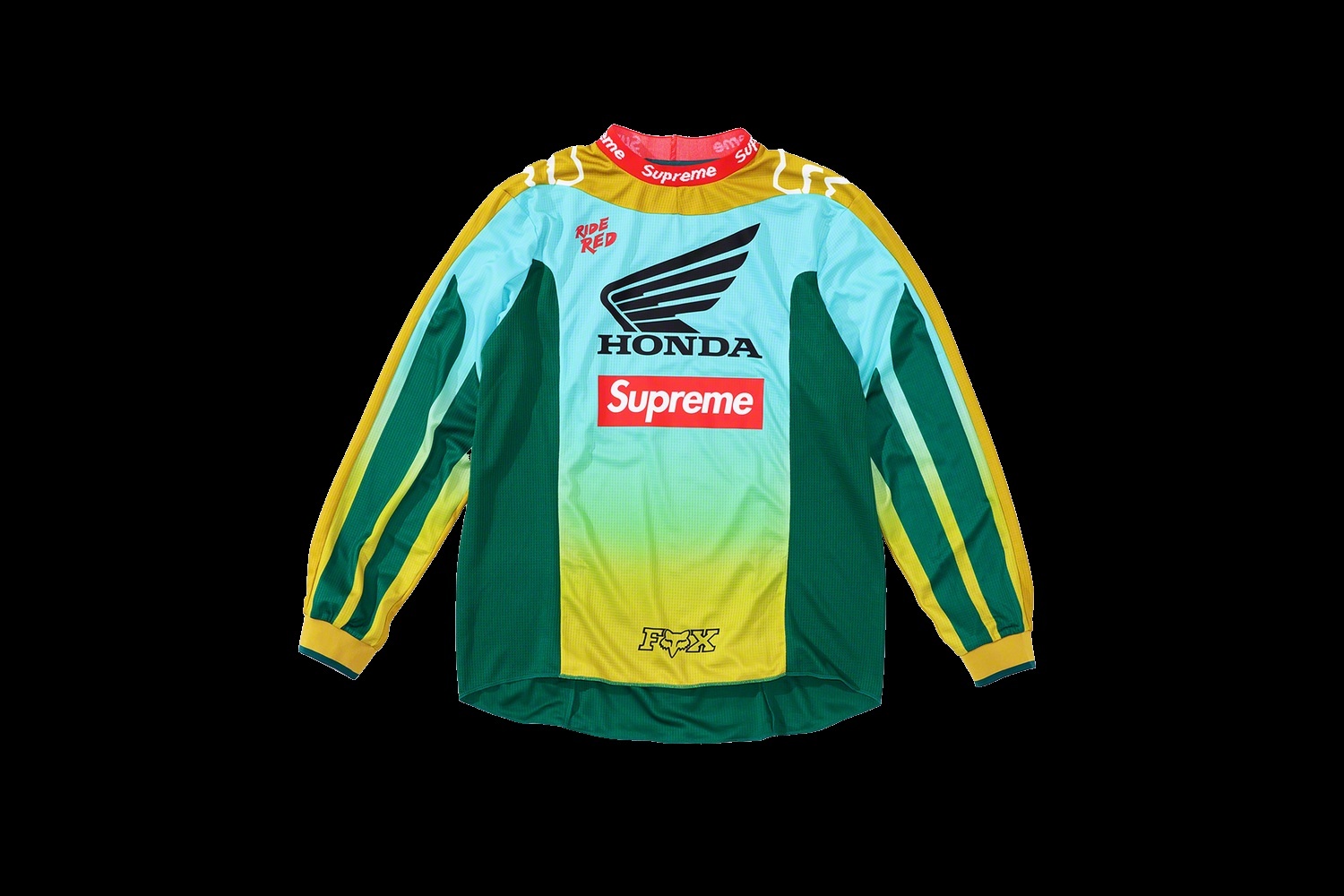 Supreme®/Honda®/Fox® Racing Moto Jersey Top view 3